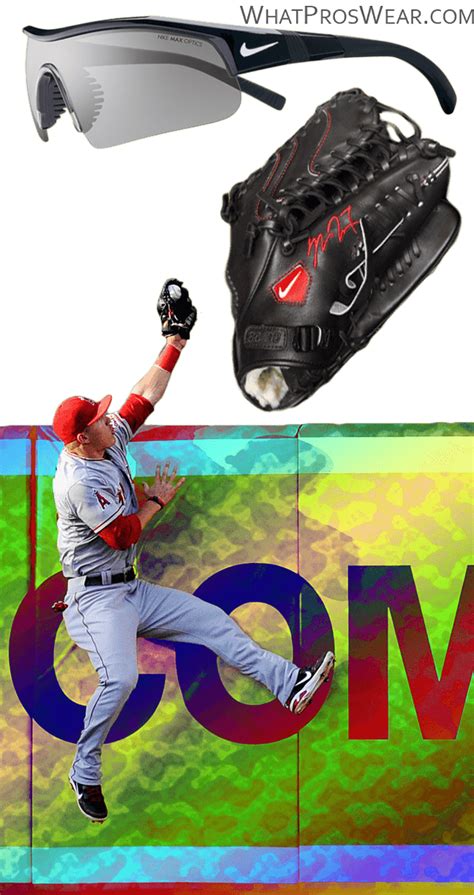 What Pros Wear What Pros Wear Update Mike Trout Glove Sunglasses