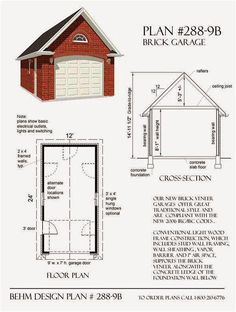 Garage Plans Blog Behm Design Garage Plan Examples Plan 288 9b