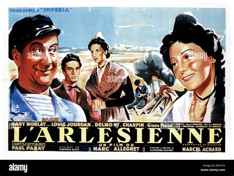 L'Arlésienne, l'affiche française, 1943 Banque D'Images, Photo Stock ...