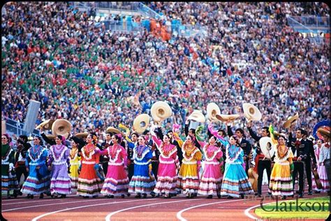 Opening Ceremony At The Mexico City Olympic Games In 1968 Mexico