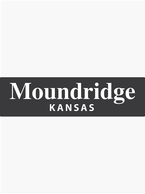 Moundridge Kansas Sticker By Everycityxd2 Redbubble