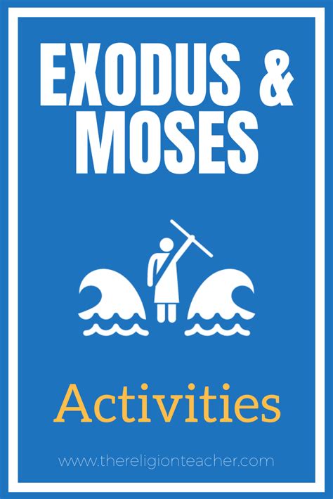 Exodus And Moses Activities For Kids The Religion Teacher Catholic