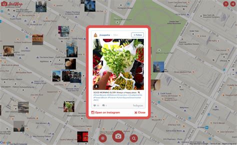 Instmap Is An Interactive Map Of Instagram Posts Around You