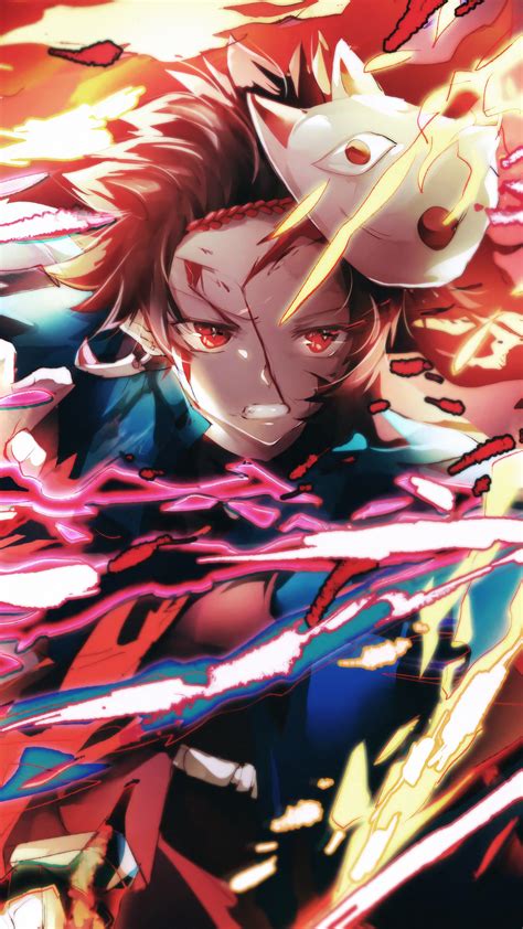 Kimetsu no yaiba wallpapers ☆彡. #307260 Tanjiro, Flame, Kimetsu no Yaiba, 4K wallpaper ...