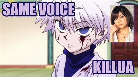 Same Anime Characters Voice Actress With Hunterxhunters Killua Zoldyck