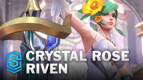 Crystal Rose Riven Wild Rift Skin Spotlight Youtube