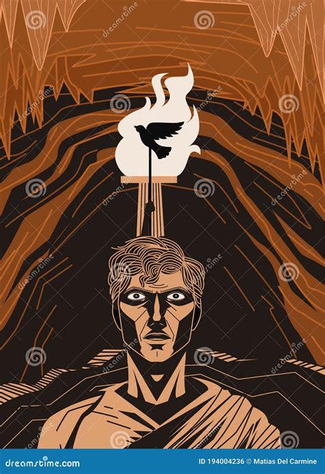 Plato S Allegory Of The Cave Stock Photo 138793344