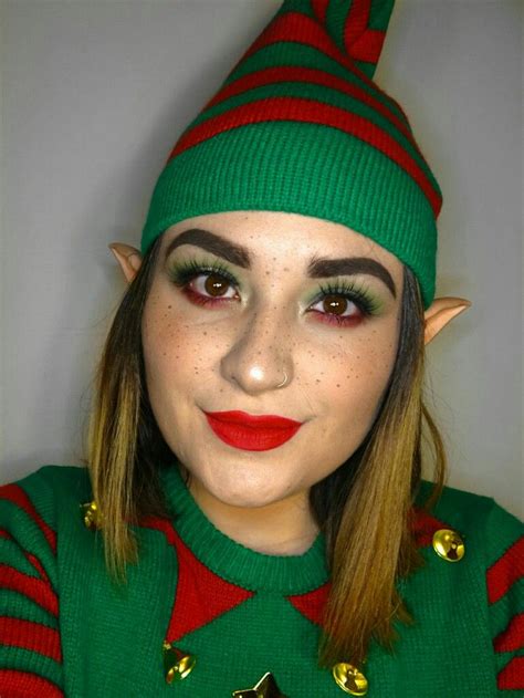Elsa Elf Navidad Christmas Makeup Maquillaje Maquillaje De Duende Maquillaje De Elfo