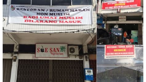 Maybe you would like to learn more about one of these? Restoran di Pekanbaru Pasang Spanduk 'Muslim Dilarang ...