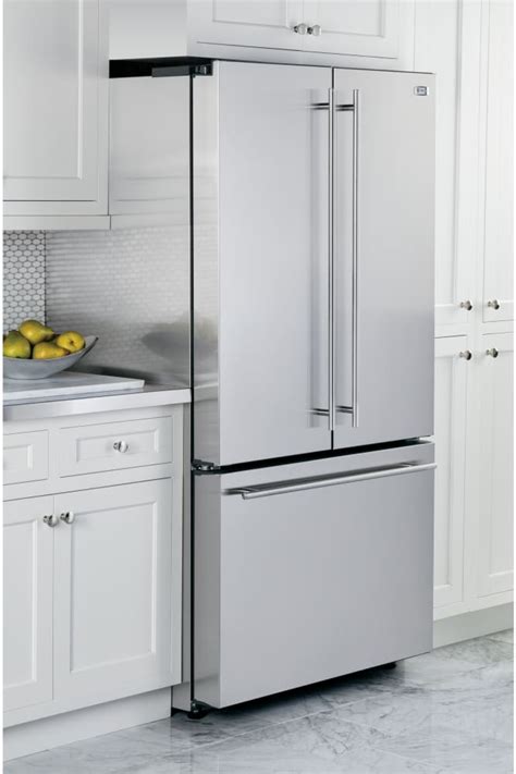 Monogram ZWE23ESHSS 36 Inch Counter Depth French Door Refrigerator with