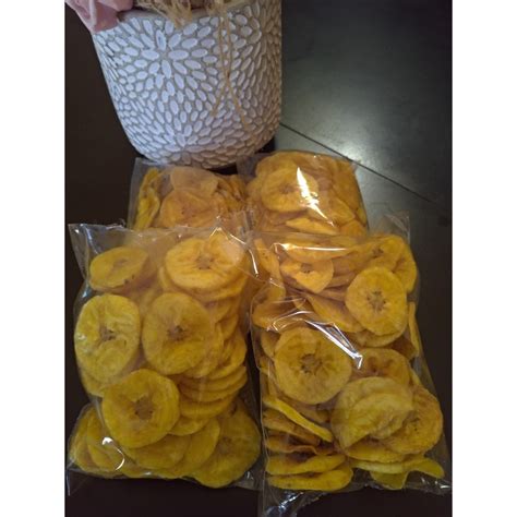 Banana Chips Natural 50g Shopee Brasil