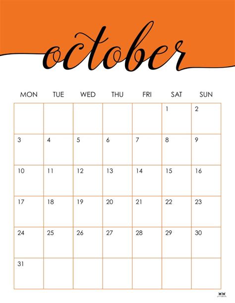 Free Printable October 2022 Calendars Wiki Calendar October 2022