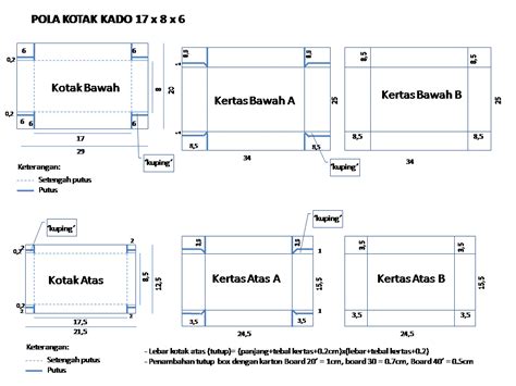 Untuk langkah pertama buatlah skema bentuk kotak pada kardus yang ingin dibuat seperti pada contoh gambar nomor 1. KOTAK KADO INDAH: Cara Membuat Kotak Kado (3) (Teknis nya ...