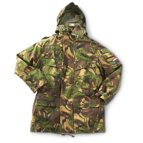 Used Dutch Military Gore Tex® Parka Camo 175378 Insulated Jackets