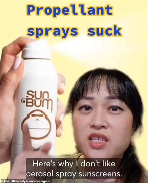 Michelle Wong From Lab Muffin Beauty Science Scientist Reveals Sunscreen Sprays Shouldnt Be