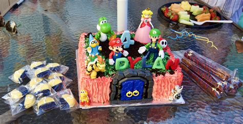 Mario Brothers Cake | Childrens birthday cakes, Childrens birthday, Cake