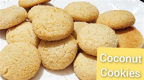 How To Make Coconut Cookies Coconut Cookies Eggless Coconut Cookies