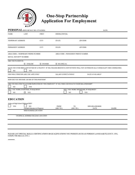 job application form templates word excel templates