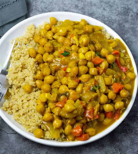 Jamaican Style Chickpea Curry Recipe Healthier Steps