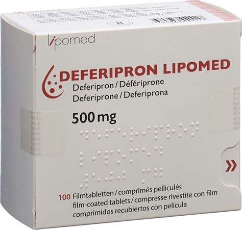 Deferipron Lipomed Filmtabletten mg Stück in der Adler Apotheke