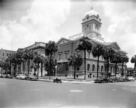 The staff of the clerk's office cannot grant continuances. Florida Memory • Duval County courthouse.