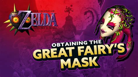 Zelda Majoras Mask Obtaining The Great Fairys Mask Youtube