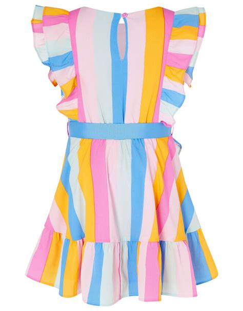 Candy Stripe Dress Multi Girls Dresses Monsoon Uk