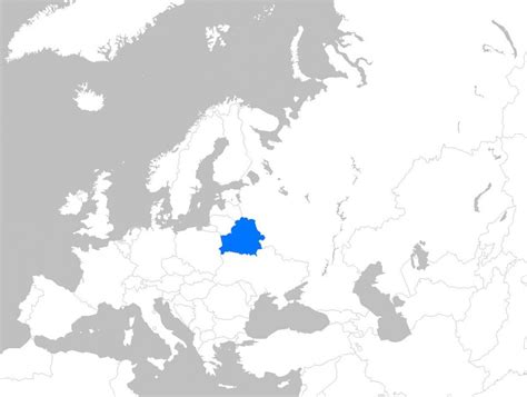 Belarus map europe - Map of Belarus europe (Eastern Europe - Europe)