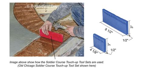 Butterfield Color New Brick Soldier Course Touch Up Tool Set Cascade
