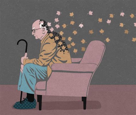 Editorial Illustration About Alzheimers Disease For Health Magazines By John Holcroft