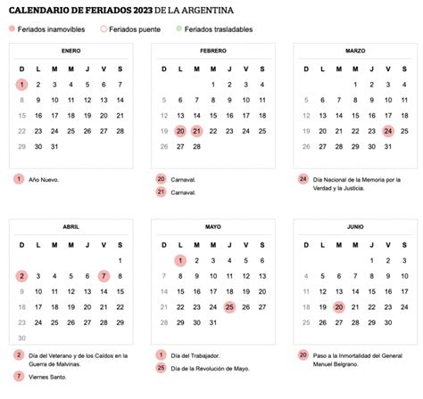 Feriados 2023 De Argentina Calendario 2023 La Nacion Avisos Imagesee