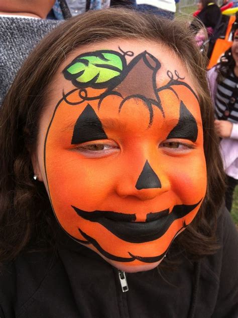 Pumpkin Face Painting Halloween Pumpkin Face Paint Face Painting Easy