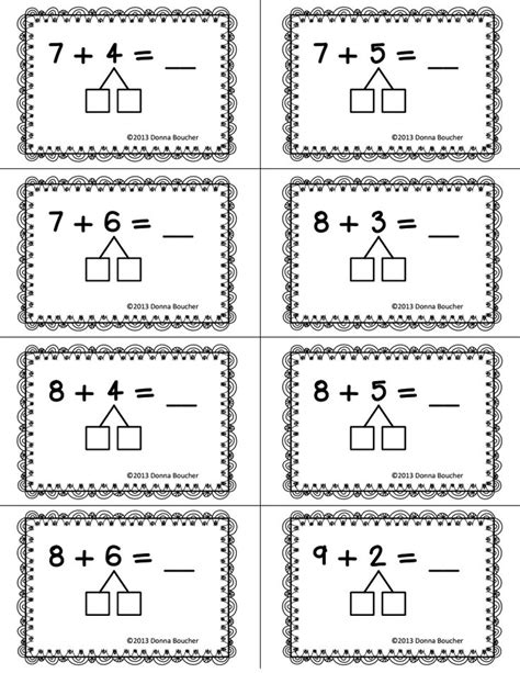 Make A Ten Strategy Worksheet