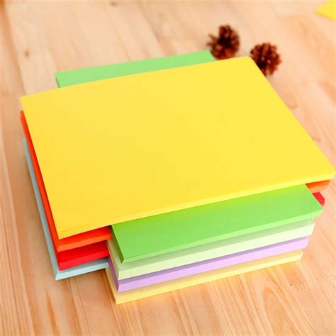 A4 80g Color Paper 100sheetspack Copy Paper Children Handwork Diy