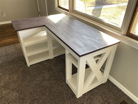 L Shaped Desk Diy Plans Anna Furniture