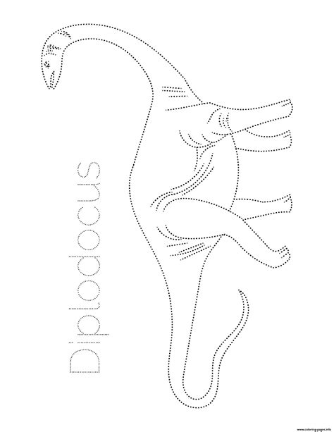 Printable Dinosaur Tracing