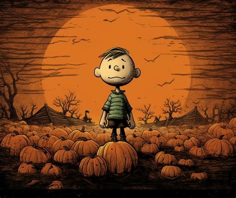 Premium Ai Image The Great Pumpkin From Peanuts