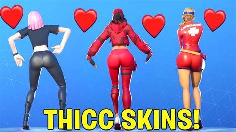 Top 25 Best Thicc Dances And Emotes In Fortnite Thicc Fortnite Skins Youtube