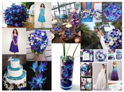 Pin By Thelma Fuentes On Wedding Blue Orchid Wedding Purple Orchid