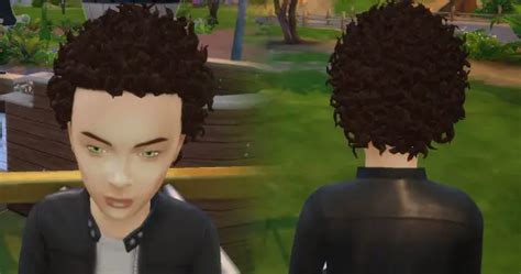 Sims 4 Hairs ~ Mystufforigin Close Curls For Boys