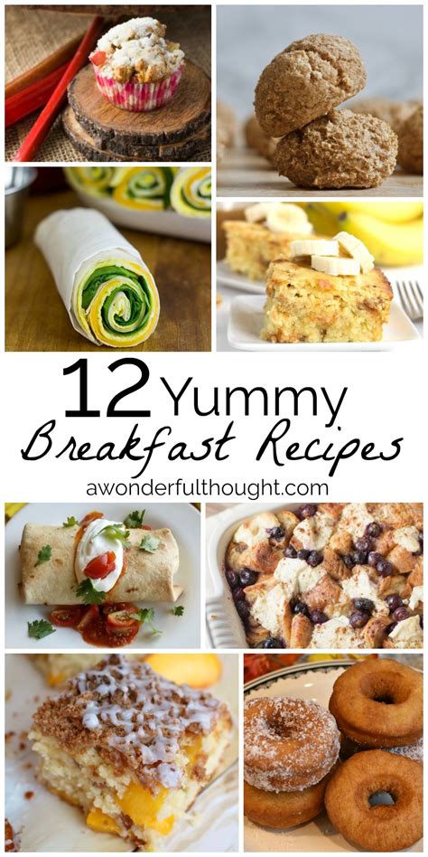 Yummy Breakfast Recipes Mm 169 A Wonderful Thought