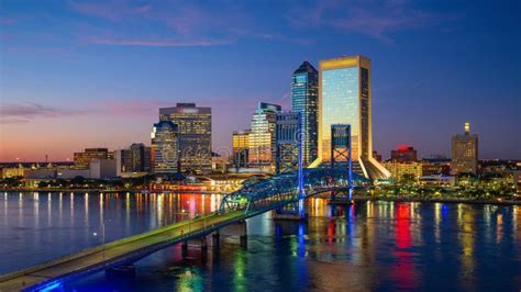 Jacksonville Cityscape Stock Footage Video Of Financial 51908554