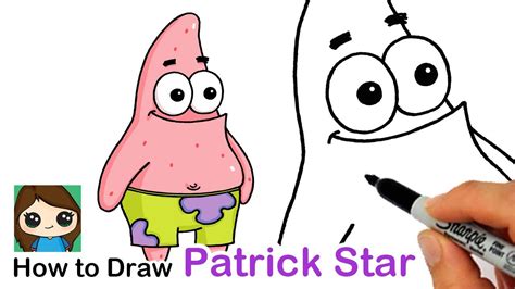 How To Draw Patrick Star Spongebob Squarepants