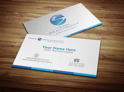 All of the results you see here are real and unretouched.. BeachBody Business Cards on Behance