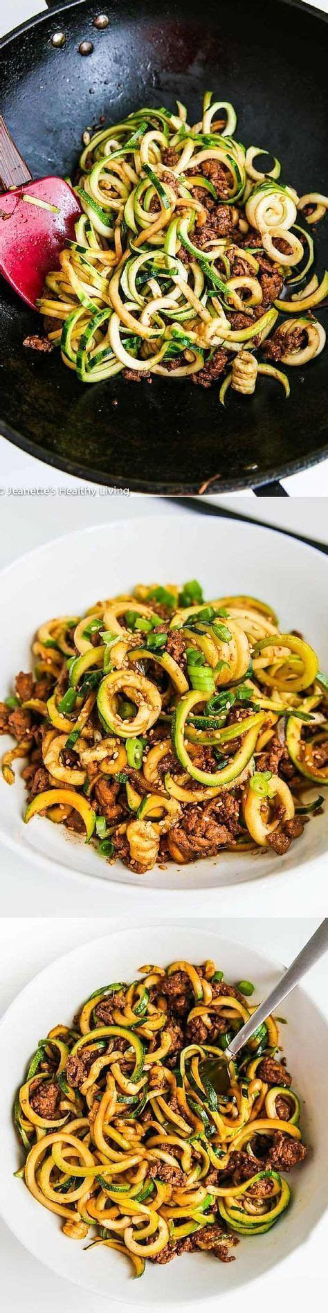 Stir in the onion, carrot, cabbage, zucchini and optional mushrooms. Chinese Five Spice Ground Turkey Zucchini Noodles Recipe ...