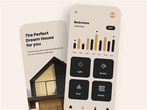 Smart Home Mobile App Design By Ghulam Rasool 🚀 For Cuberto On Dribbble
