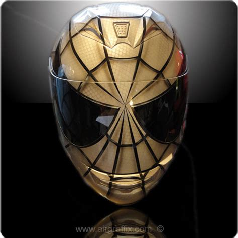 Seemed straightforward and iconic for 70 years (like superman's) but got jazzed up too much by adding a white hood (!) and making his chest symbol into a magically glowing thing. Comic Book Character Motorcycle Helmets