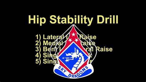 Prt Hip Stability Drill Hsd Demonstration Xviii Airborne Corps And