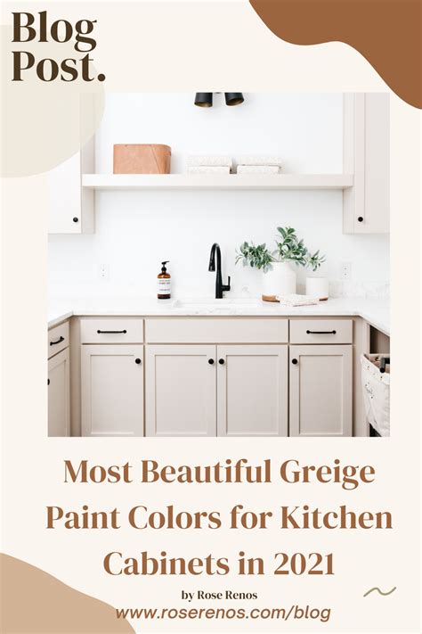 Most Beautiful Greige Paint Colors For Kitchen Cabinets Artofit