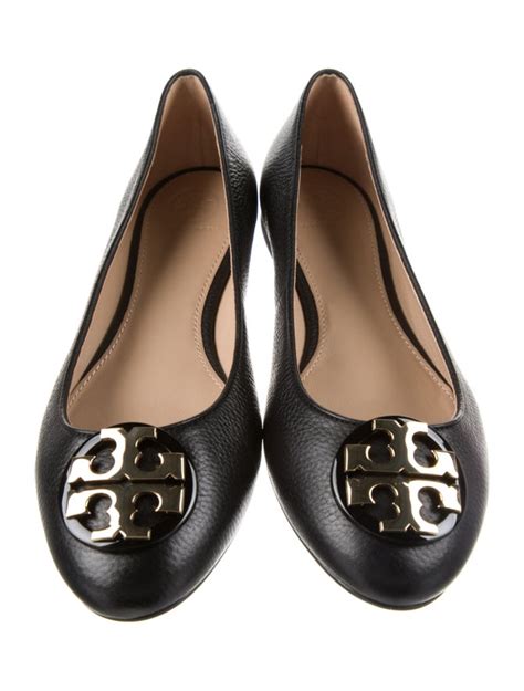 Tory Burch Claire Leather Ballet Flats Shoes Wto319794 The Realreal